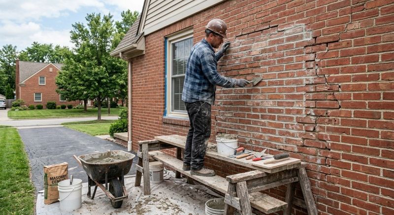 Brick Flatwork Repair