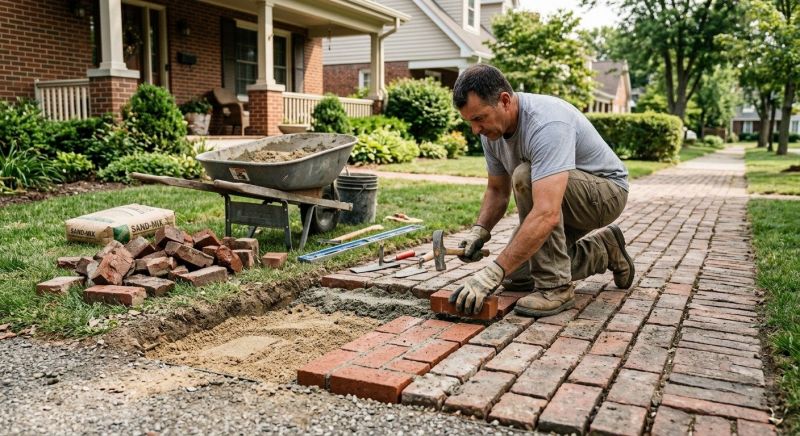 Entryway Brick Repair