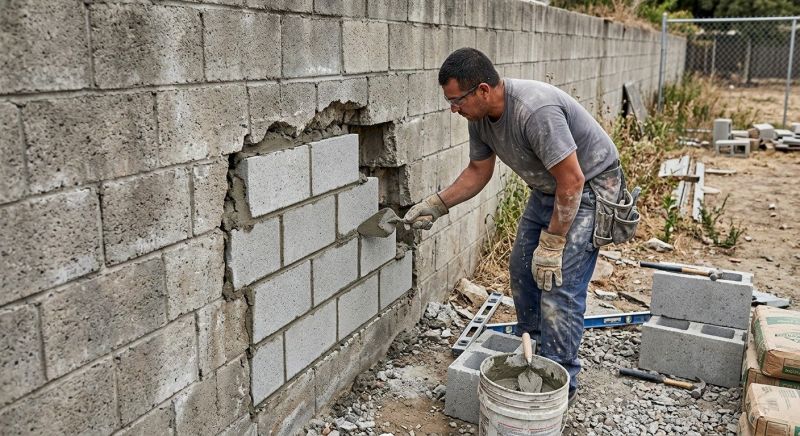 Block Wall Repair in Estero, FL