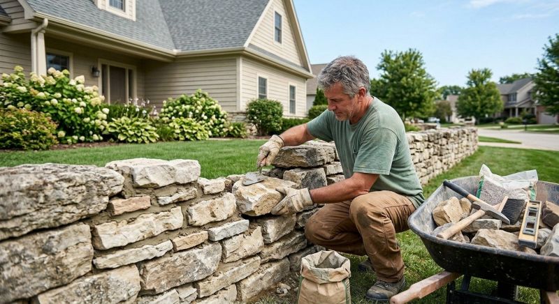 Brick Fence Repair in North Fort Myers, FL