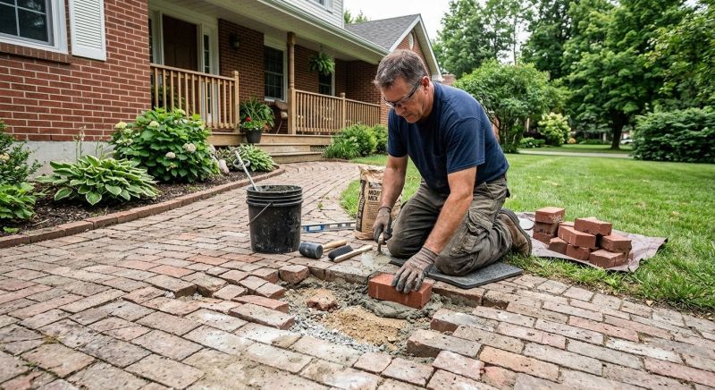 Brick Flatwork Repair in Lee County, FL
