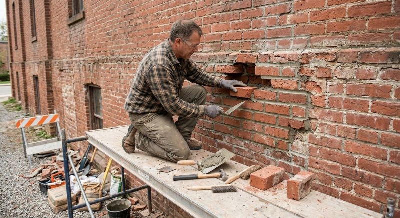 Brick Stairs Repair in Port Charlotte, FL
