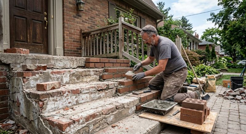 Brick Steps Repair in North Fort Myers, FL