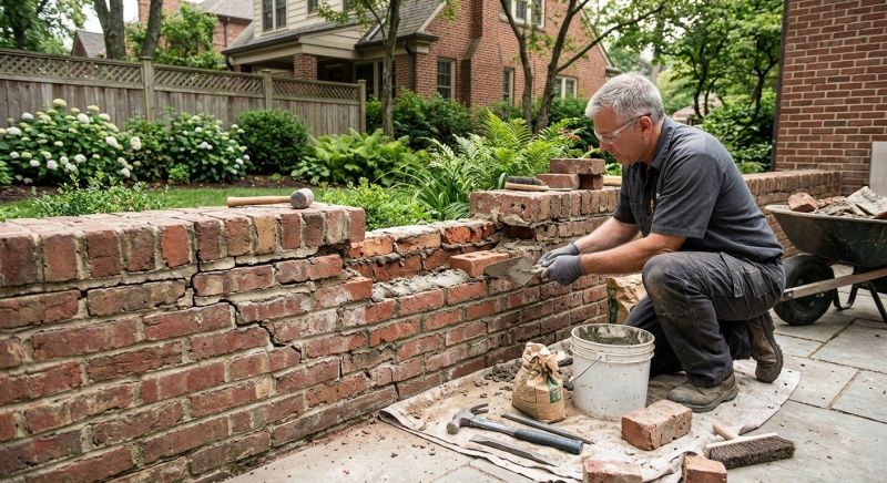 Brick Wall Repair in Lee County, FL
