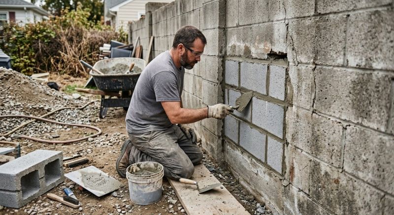 Cinder Block Wall Repair in Sanibel, FL