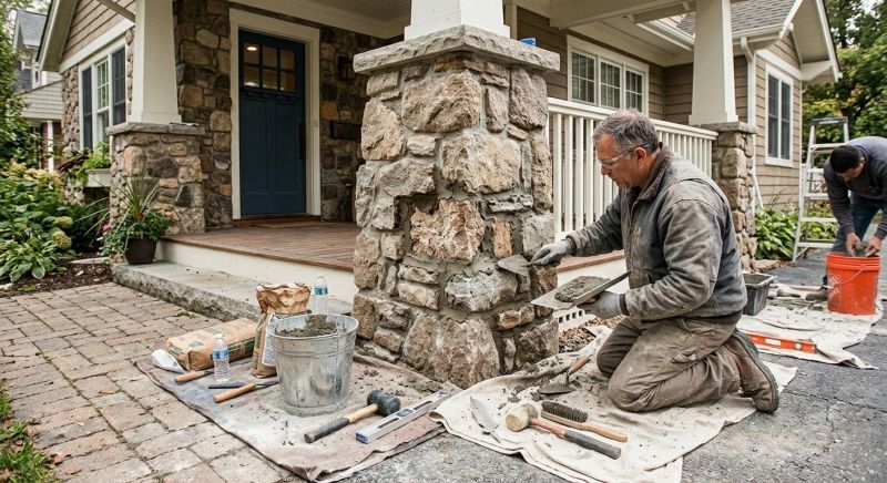 Stone Column Repair in North Fort Myers, FL