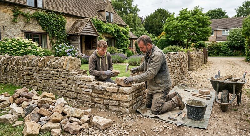 Stone Wall Repair in Lee County, FL