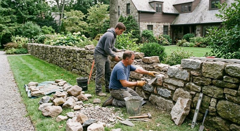 Stone Wall Repair in North Fort Myers, FL