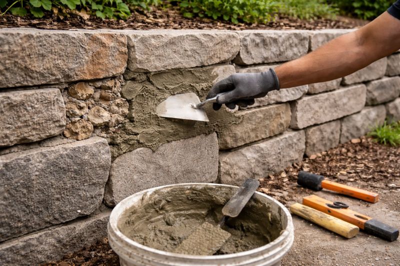 Stone Wall Repair in Sanibel, FL